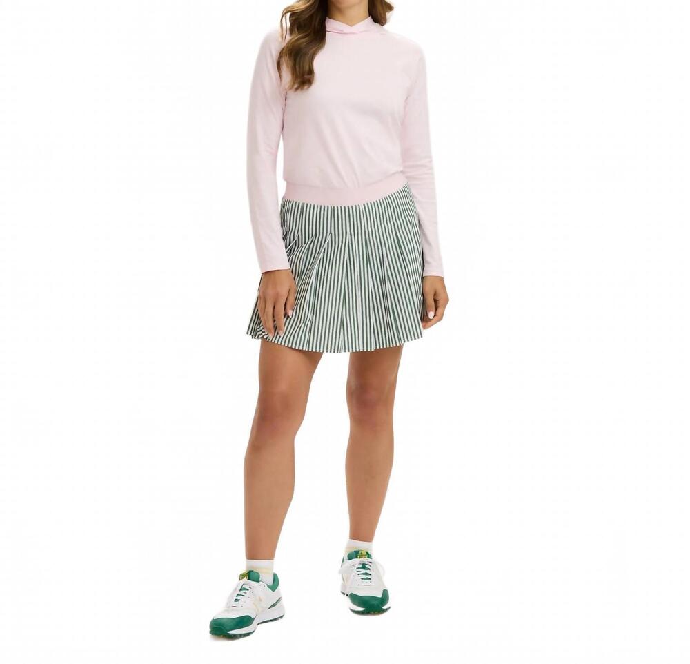 NEW RENWICK long sleeve hoodie tee in petal